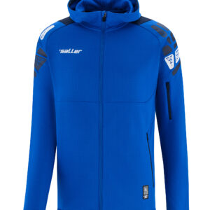 Die Kapuzenjacke sallerVIBE in blau von vorne