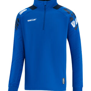 Das Sweatshirt sallerVIBE in blau von vorne