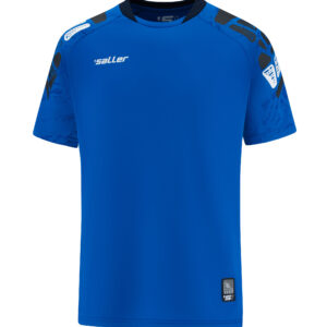 Das T-Shirt sallerVIBE in blau von vorne