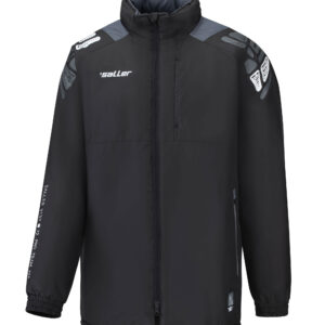 Die Allwetterjacke sallerVIBE in schwarz von vorne