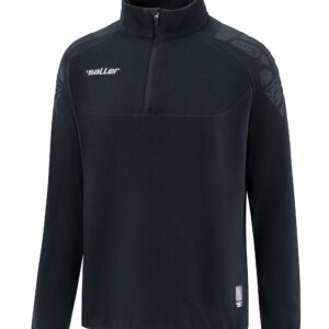 Das Fleece-Sweatshirt sallerVIBE in schwarz von vorne